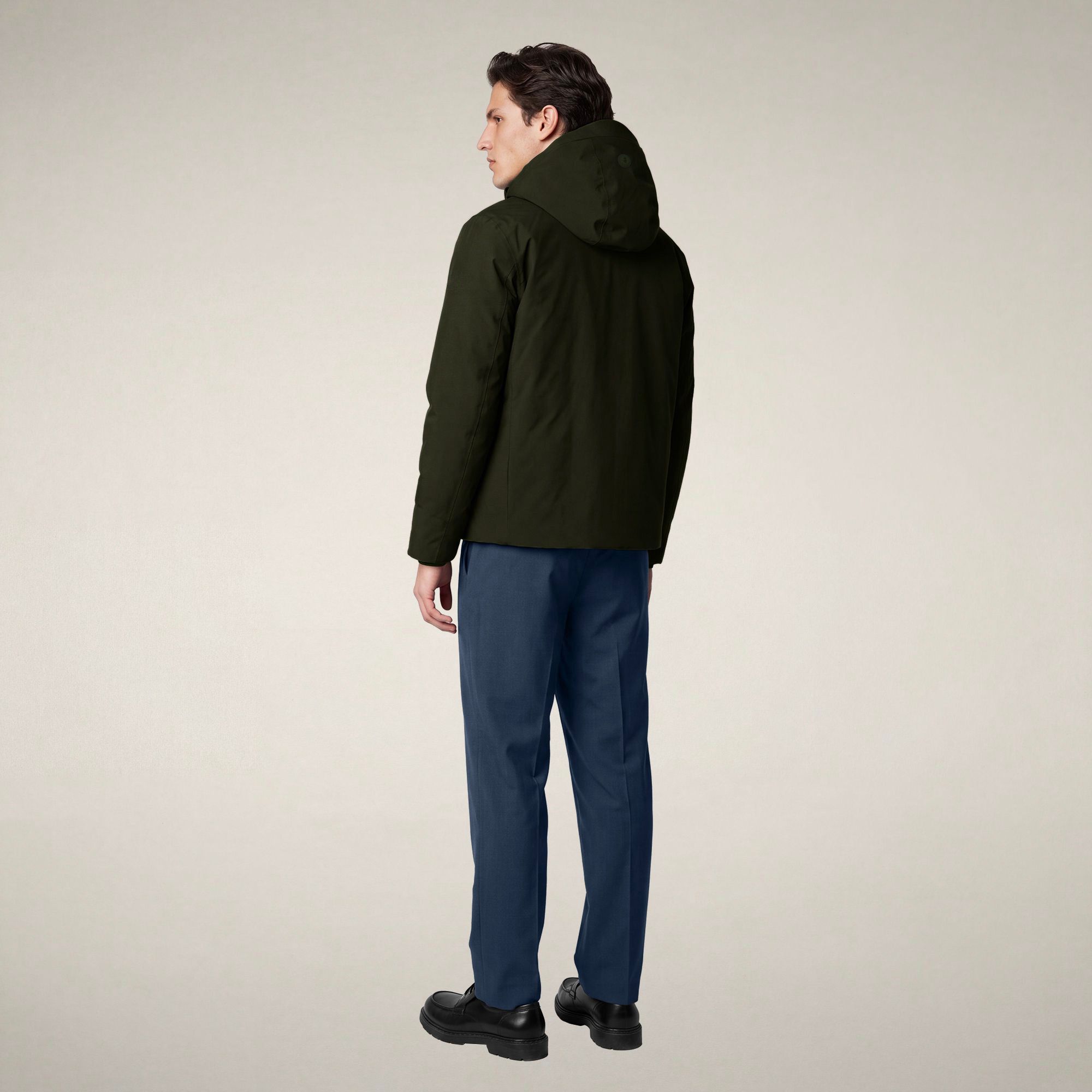 save-the-duck-flynn-herren-regenjacke-dunkelgr-n-wasserdicht image 2