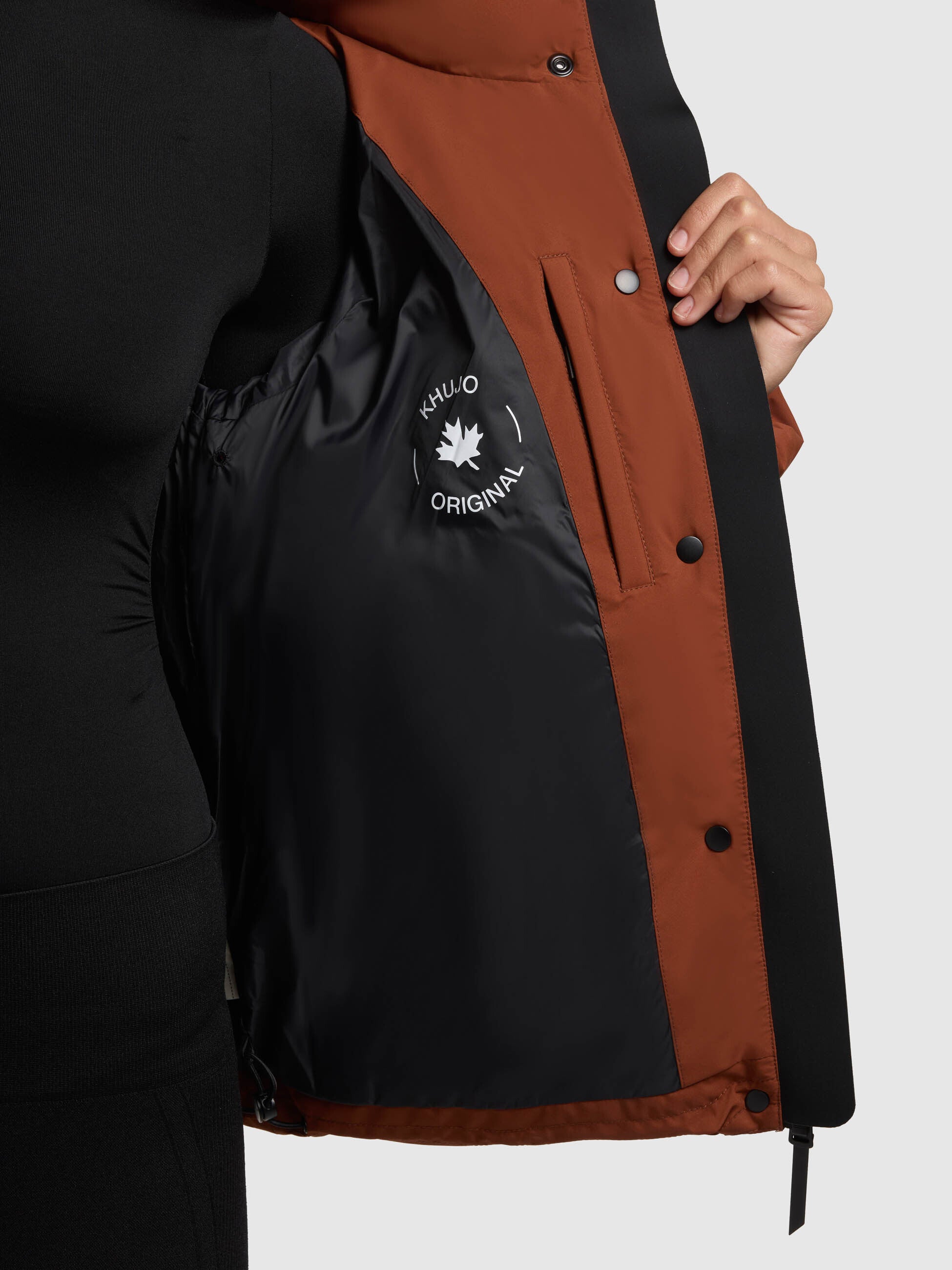 khujo-jacke-rinja2-matt-russet-brown-steppjacke-loose-fit image 7