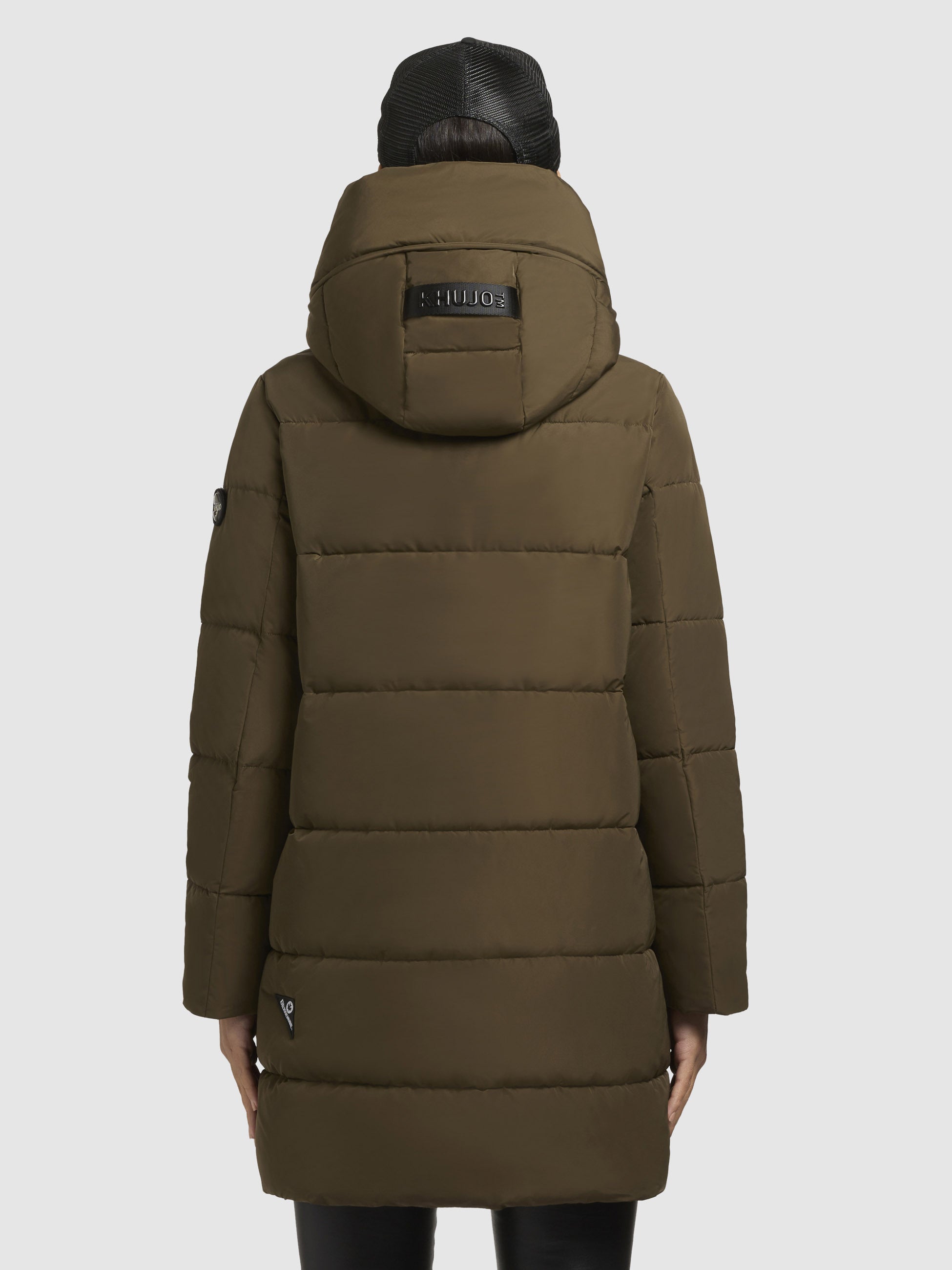 khujo-mantel-phia-damen-wintermantel-khaki-loose-fit image 3