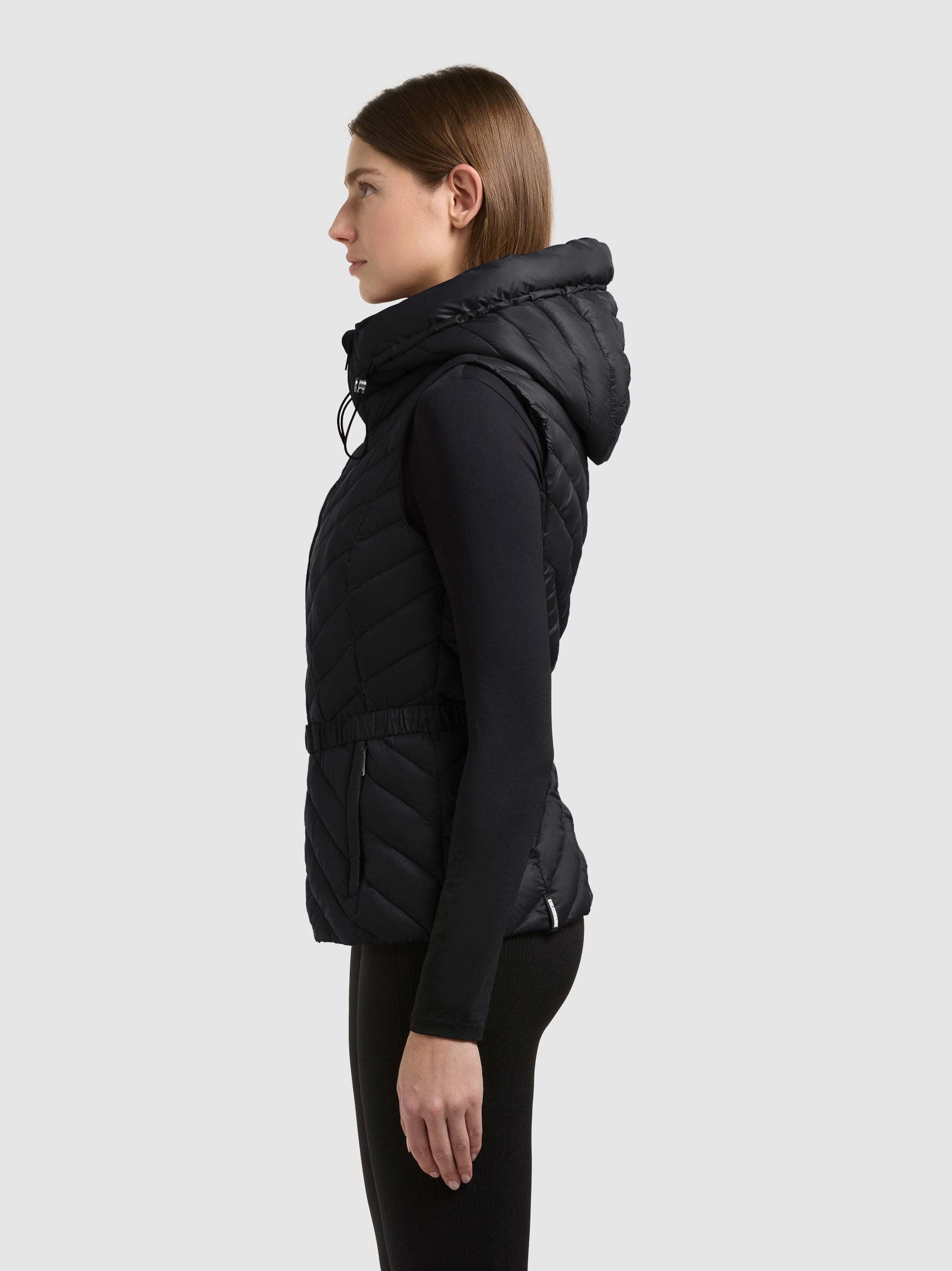 khujo-weste-demie-black-damen-steppweste-slim-fit-mit-g-rtel image 5