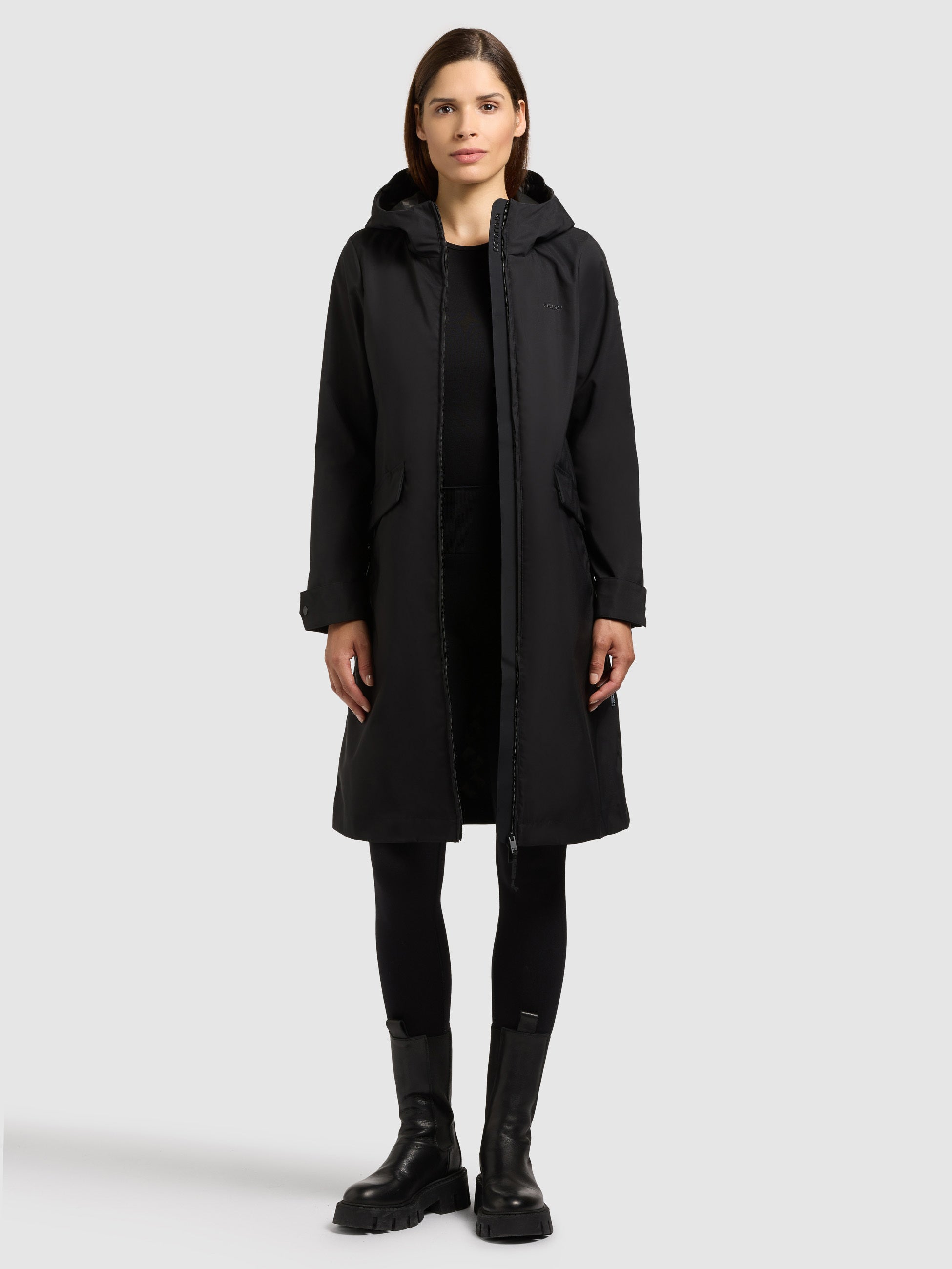 khujo-femke2-damen-parka-black-slim-fit-regenparka-mit-kapuze image 6