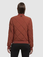 khujo-jacke-ange-rotbraun-stepp-bomberjacke-kurz-regular-fit image 3
