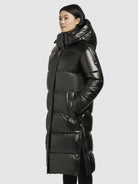 khujo-coat-rachel-shiny-knielanger-steppmantel-in-dark-gray image 5