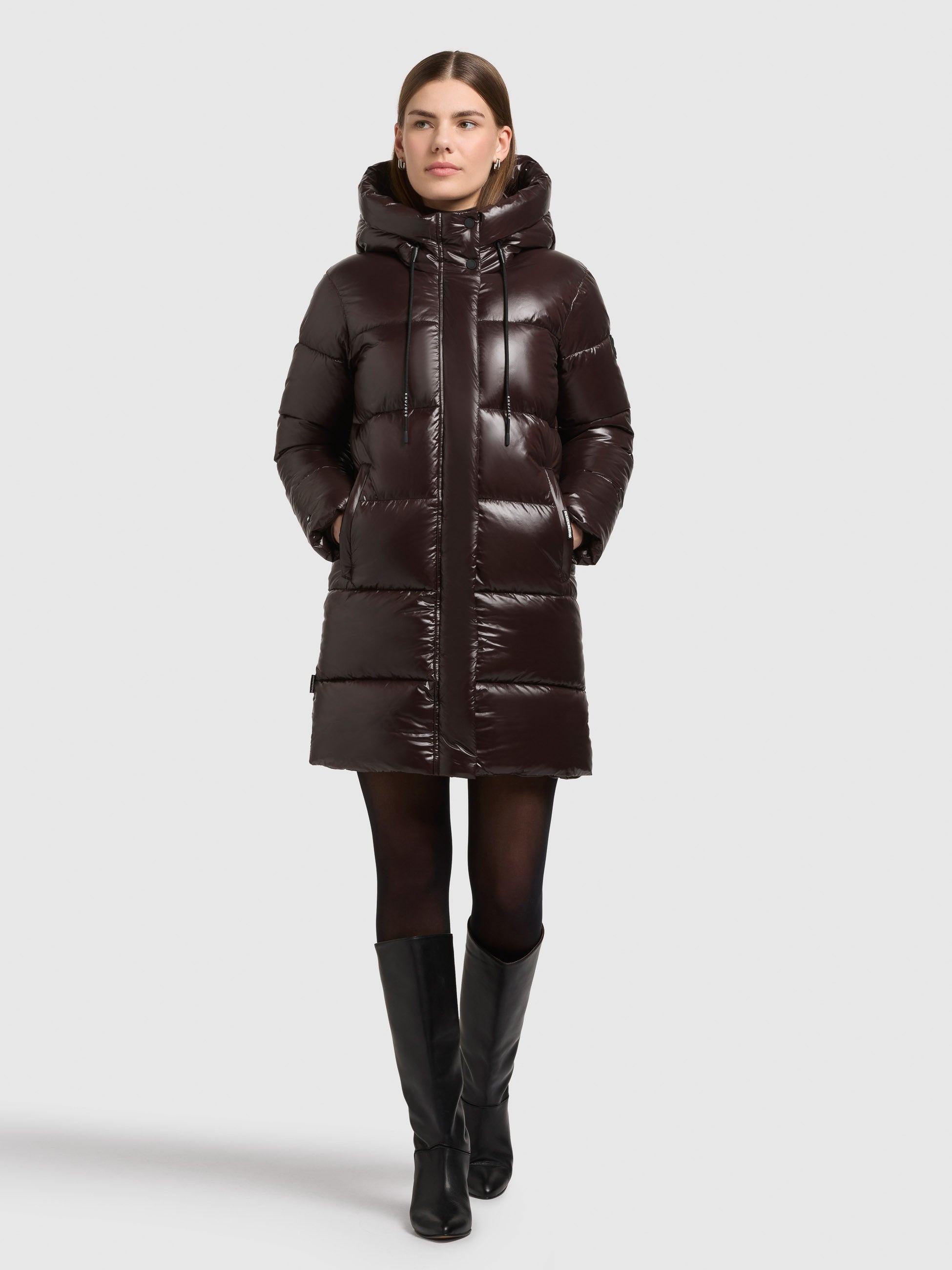 khujo-jacke-janou-moody-plum-gl-nzende-winter-steppjacke-mit-kapuze image 1