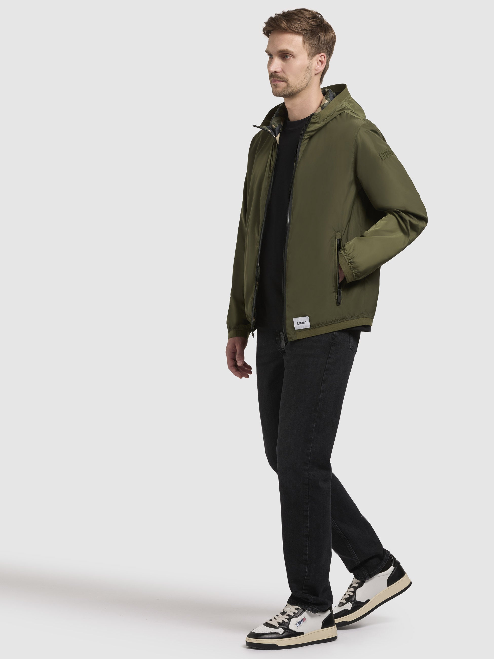 khujo-jacke-ferd-olivgr-n-blousonjacke-h-ftlang-mit-kapuze image 2