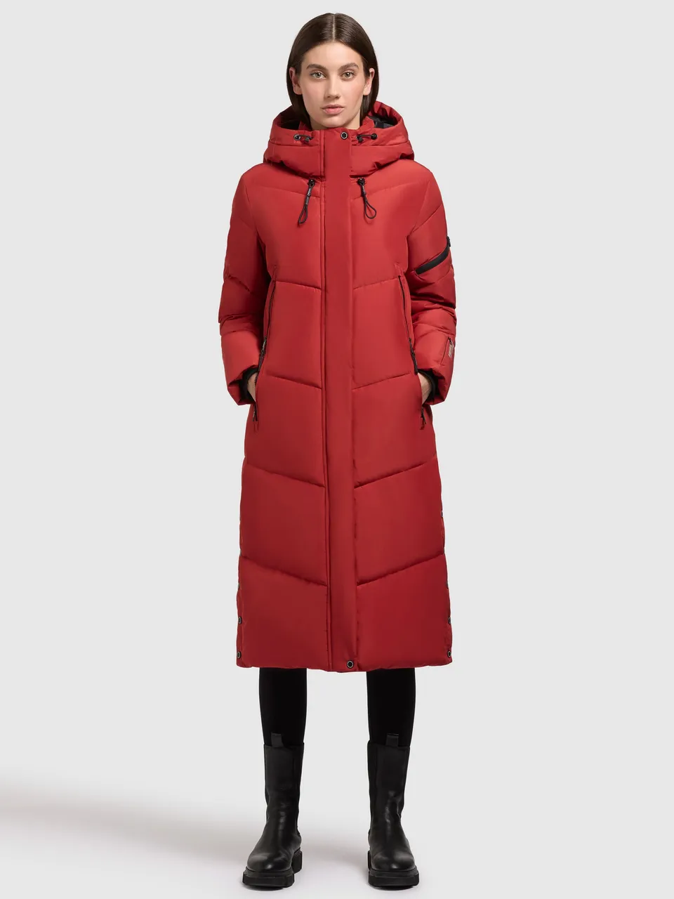 khujo-mantel-sonje5-rot-wadenlanger-gesteppter-winter-steppmantel-f-r-damen image 1