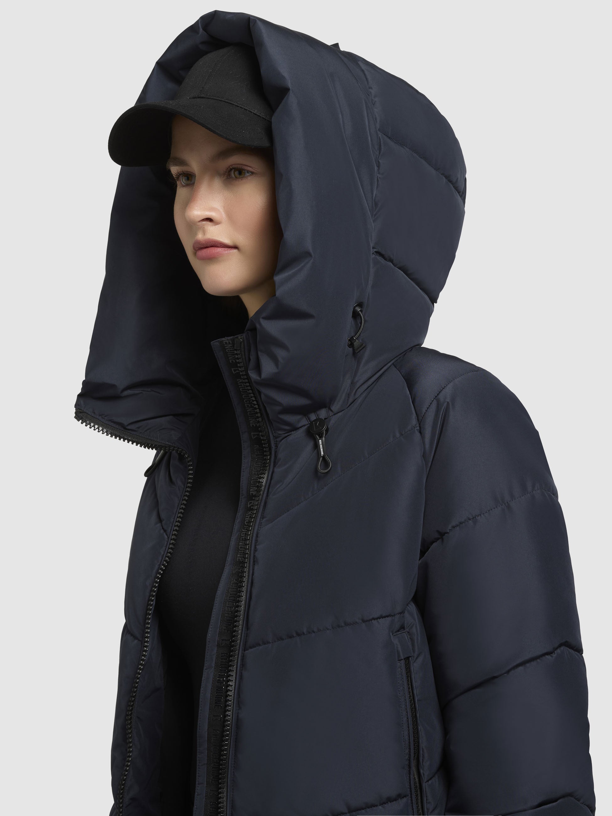 khujo-jacke-aless-dunkelblau-steppjacke-mit-kapuze-damen image 7
