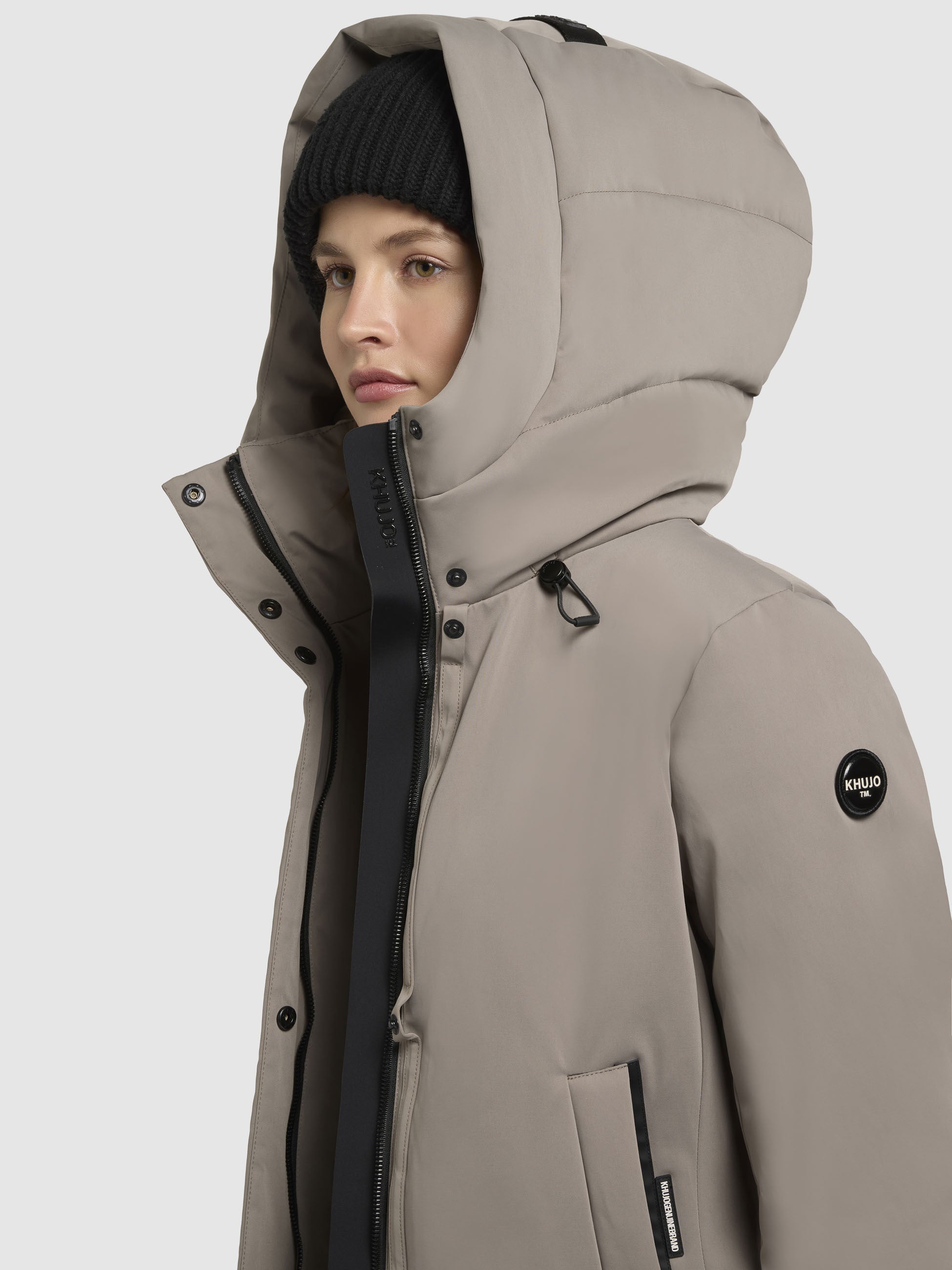 khujo-jacke-palla-graubeige-winterjacke-h-ftlang-f-r-damen image 7