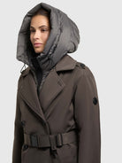 khujo-coat-elena2-graphite-gray-damen-trenchcoat-wintermantel-knielang image 7