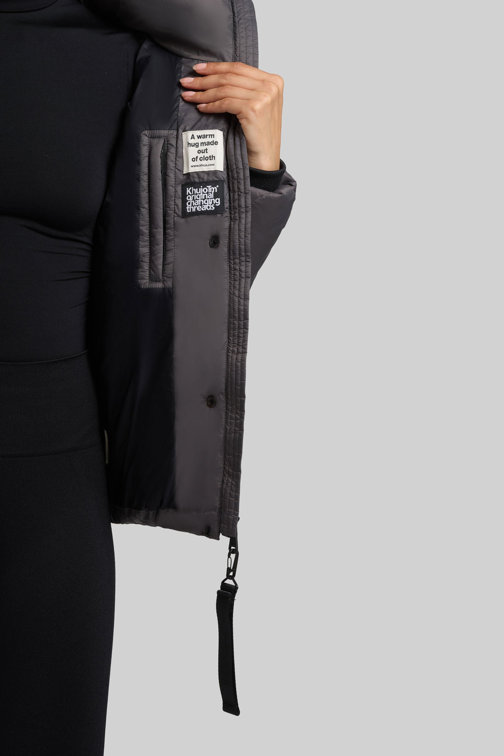 khujo-jacke-lilian-graphite-grey-h-ftlange-damen-steppjacke image 8