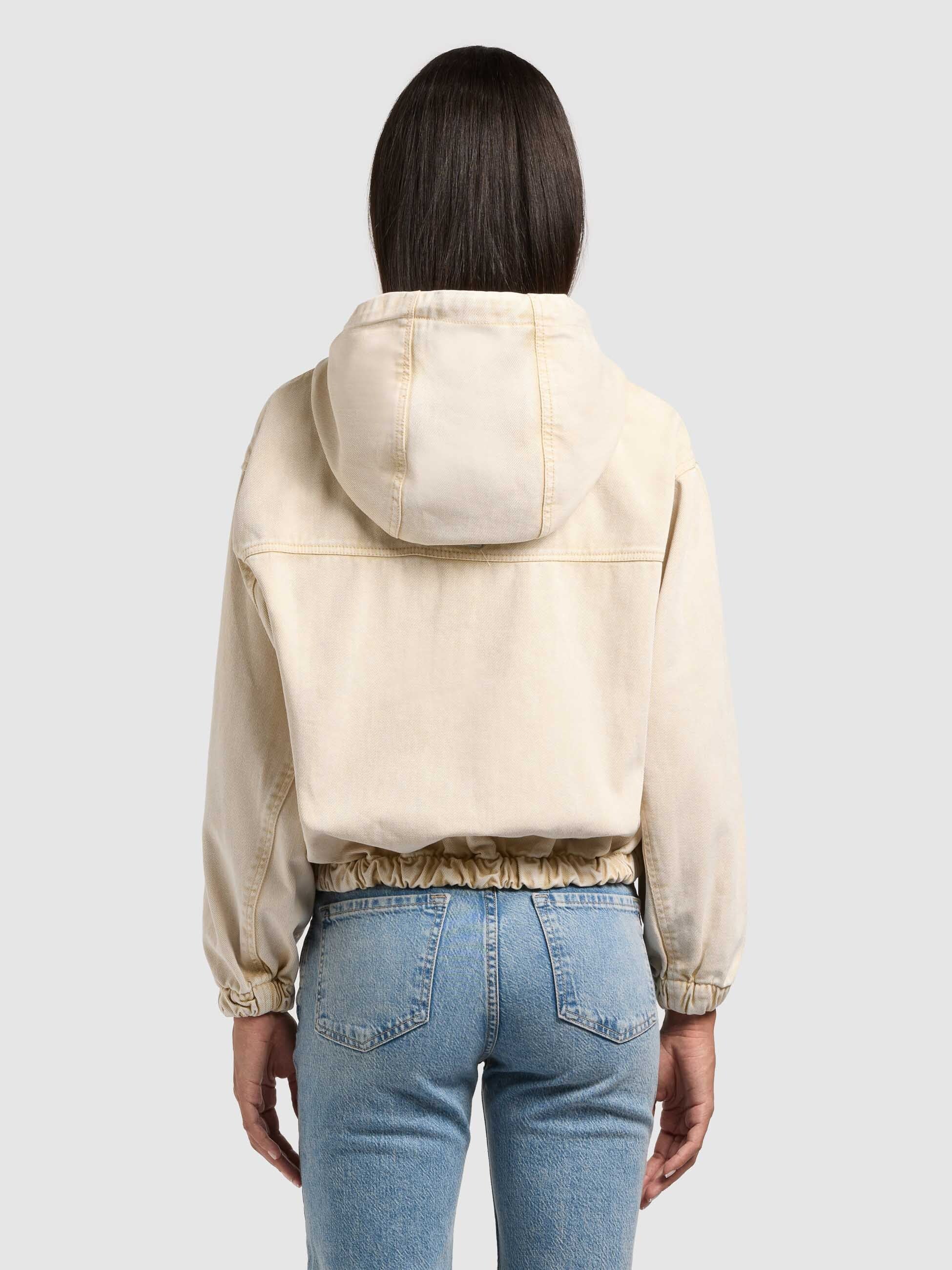 khujo-jacke-gretel-sand-damen-jeans-blouson-oversize-mit-kapuze image 3