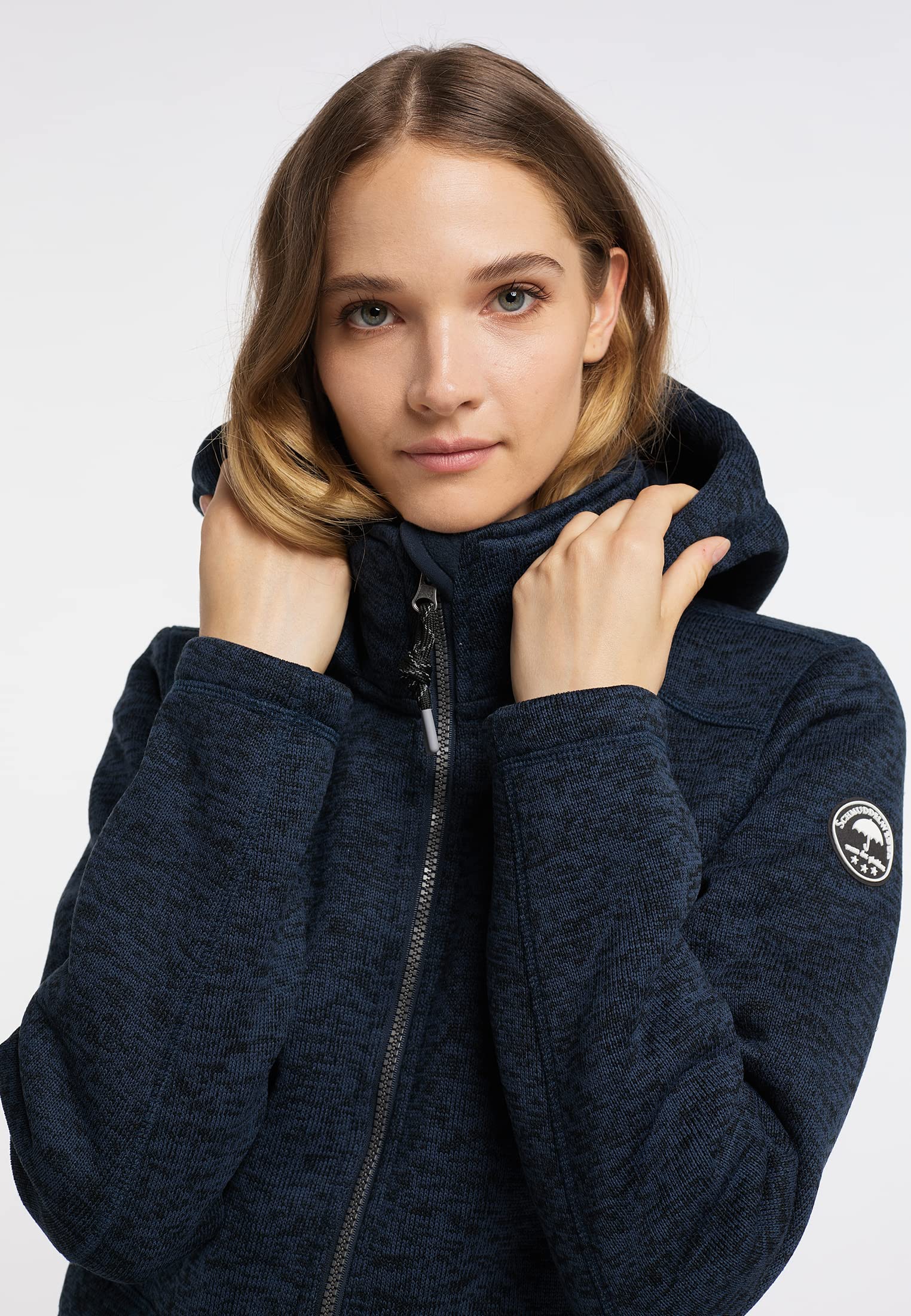 schmuddelwedda-damen-strickfleecemantel-langer-fleece-mantel image 2