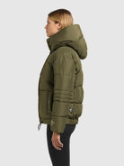 khujo-jacket-peeke2-damen-steppjacke-mit-handschuhen-fern-green image 5