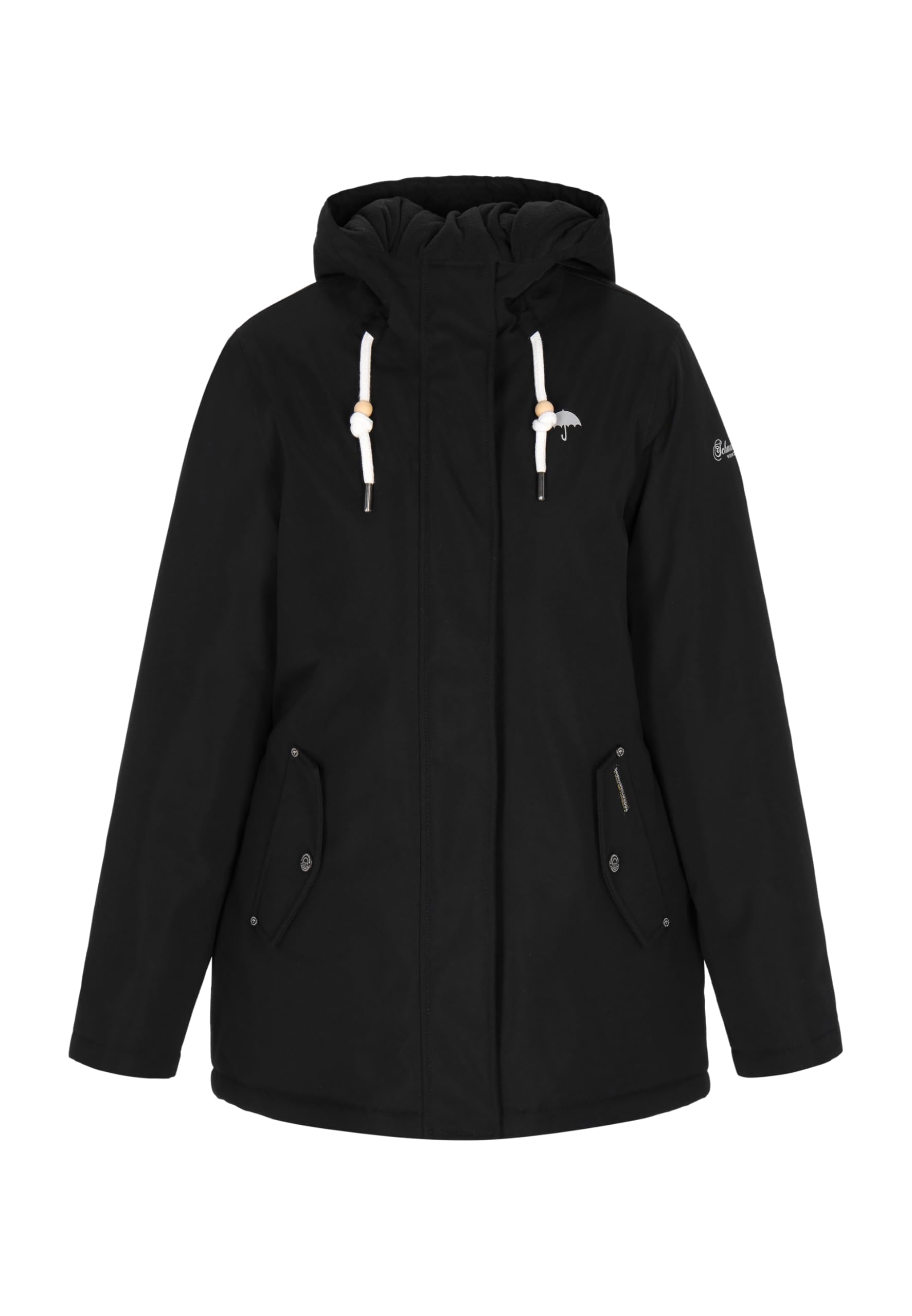 schmuddelwedda-damen-winterjacke-mit-kapuze-rei-verschluss-und-klappentaschen-ge image 1