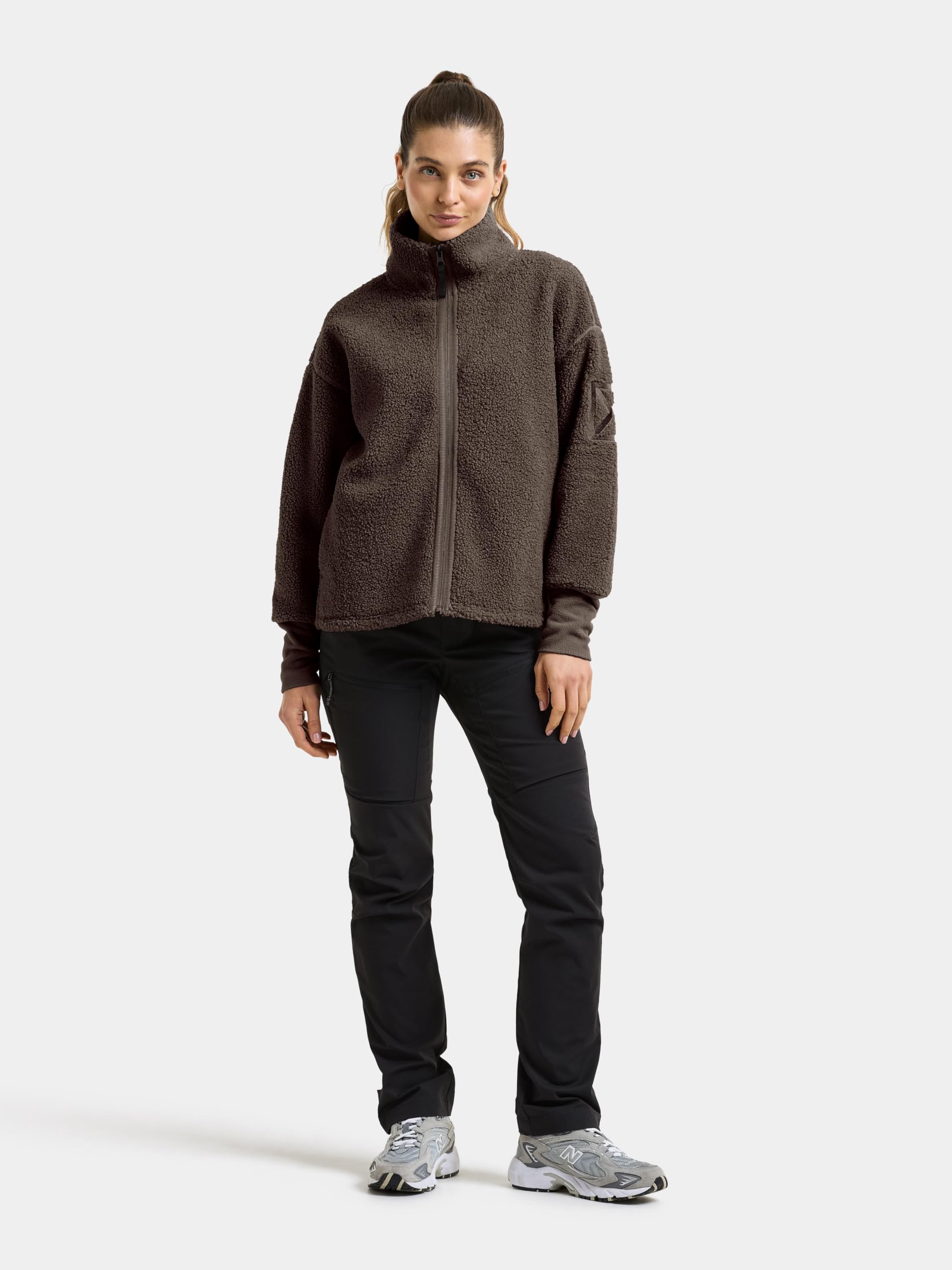 didriksons-melissa-sherpa-teddy-jacke-damen image 2