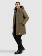 khujo-coat-fogg-scrub-green-regular-fit-parka-mantel-damen image 2