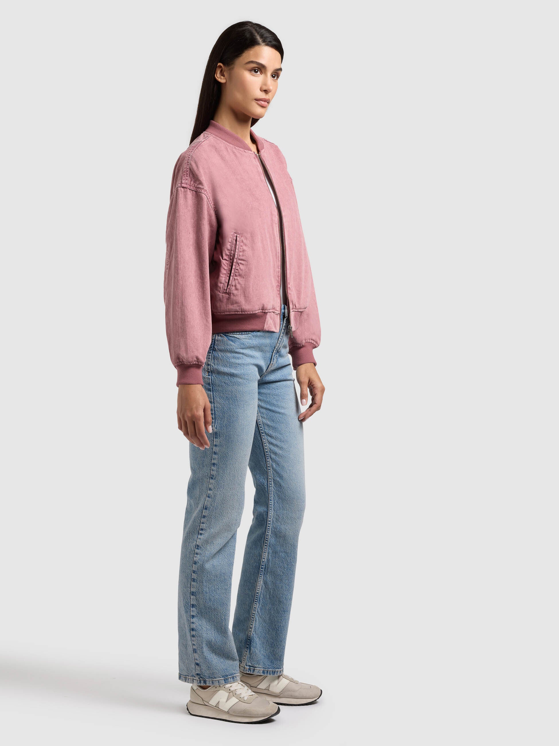 khujo-jacke-sissi-fuchsia-bomberjacke-blouson-damen image 6