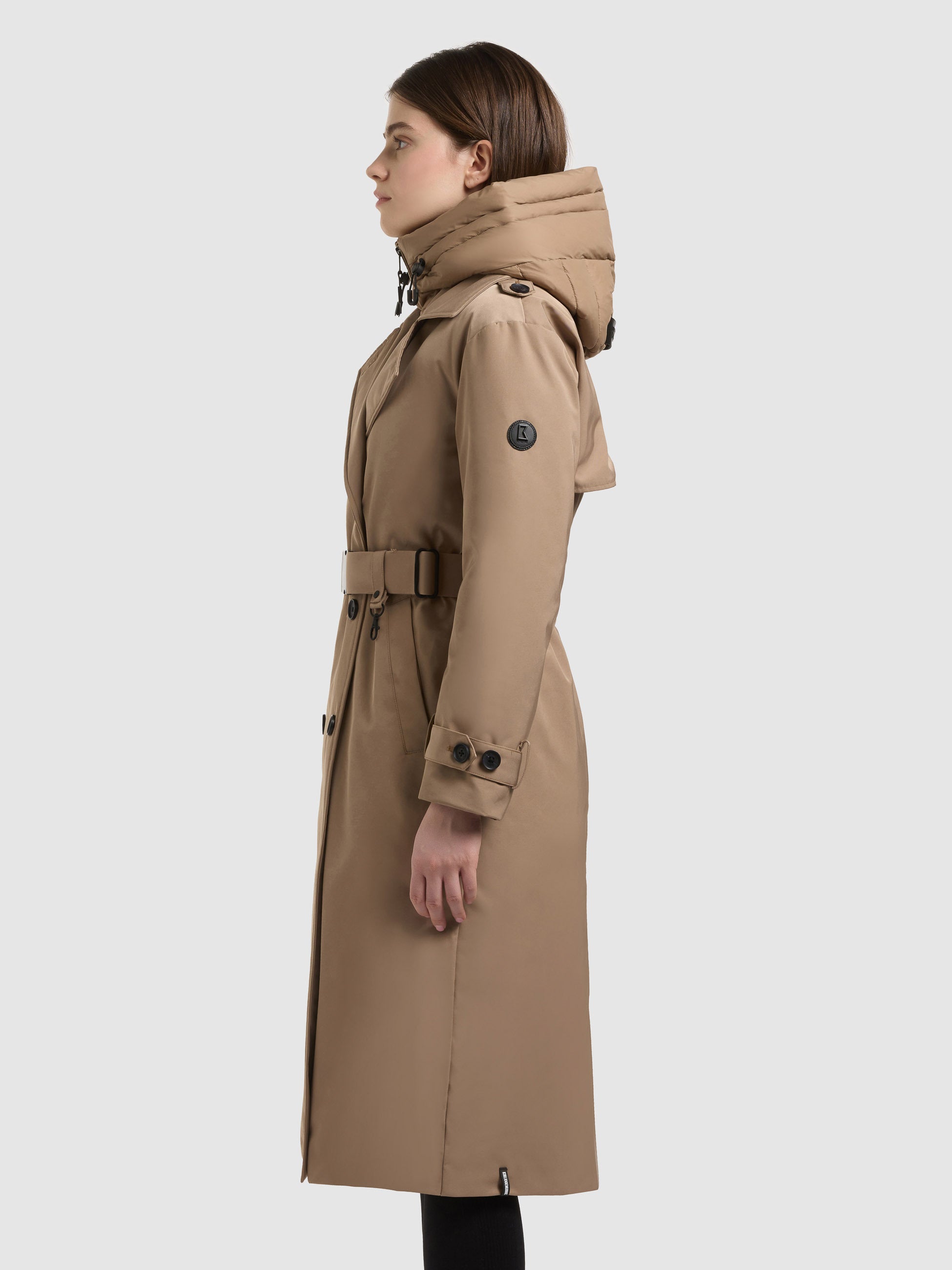 khujo-mantel-elena3-cookie-beige-2in1-knielanger-damen-trenchcoat-mit-steppeinsa image 5
