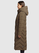 khujo-coat-tynse-steppmantel-braun-damen-wadenlang image 5