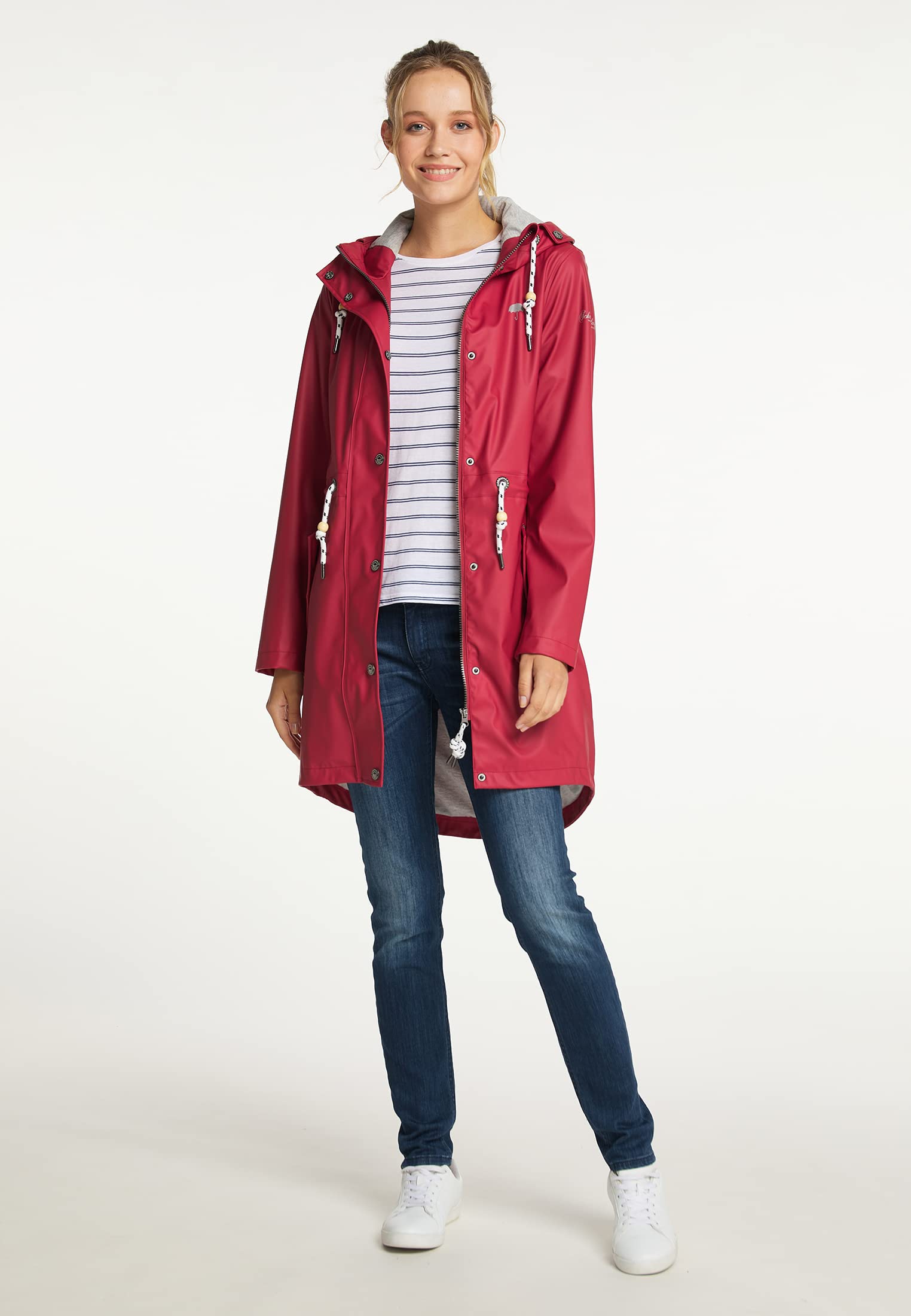 schmuddelwedda-damen-regenmantel-klassischer-wetter-regenmantel image 2