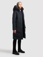 khujo-coat-jange2-matt-port-blue-damen-wintermantel-loose-fit-knielang image 6