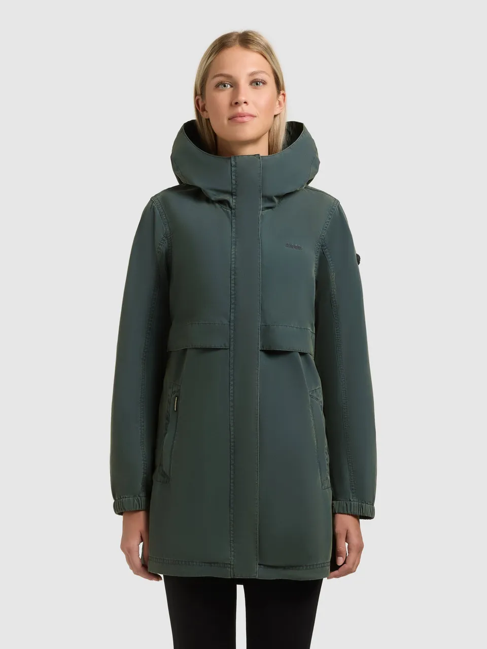khujo-jacke-brava-atlantic-blue-slim-fit-kapuzenjacke-f-r-damen image 1