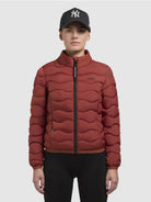 khujo-jacke-merl-red-brown-slim-fit-damen-steppjacke image 4