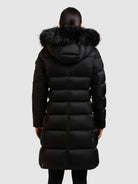 khujo-akkie-damen-steppmantel-black-mit-kapuze image 3