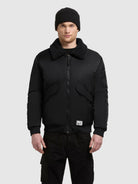 khujo-ground-damen-bomberjacke-mit-kunstfell-black image 4