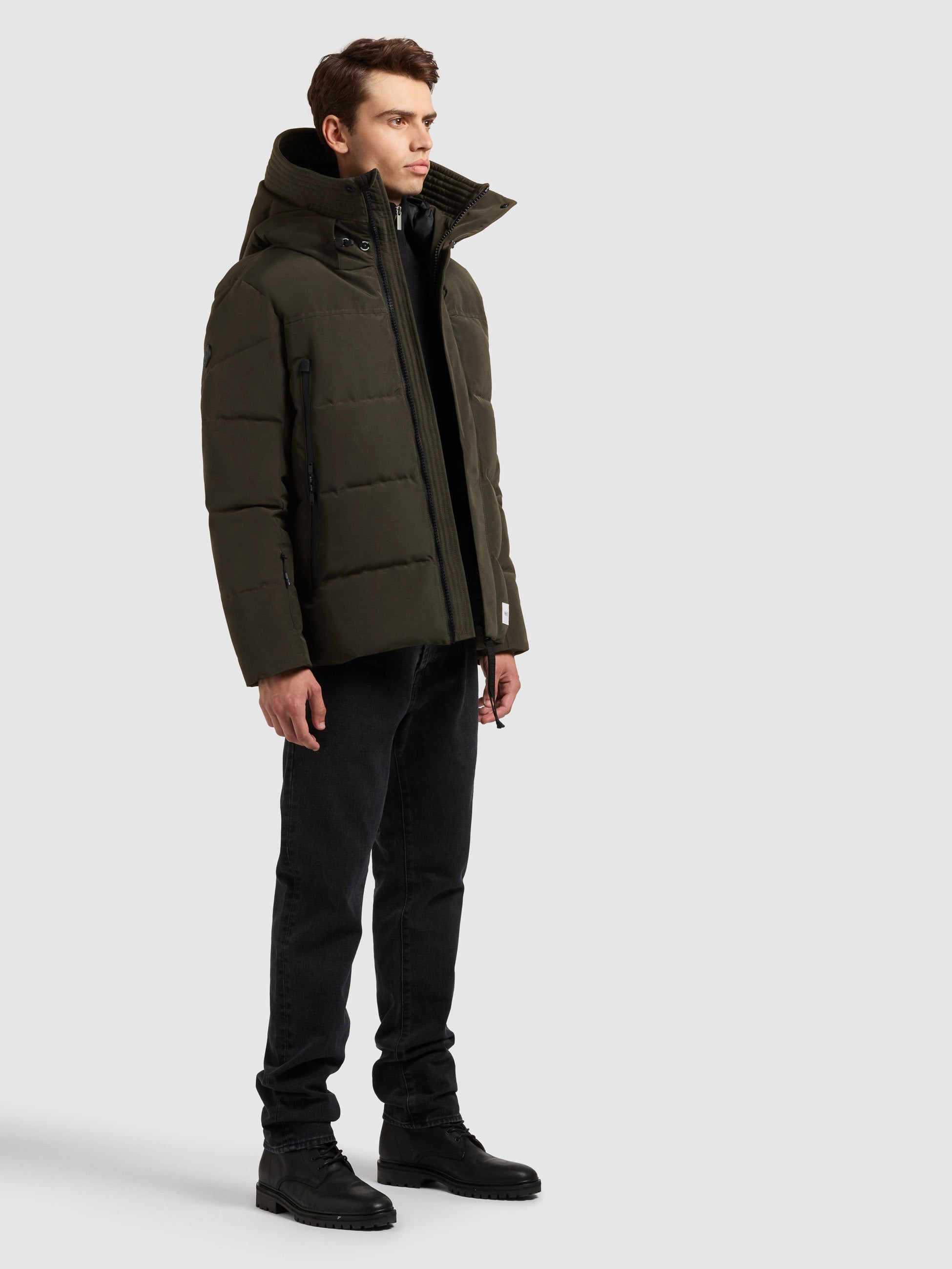 khujo-tato2-range-green-jacke-f-r-herren-steppjacke-h-ftlang-mit-kapuze image 6