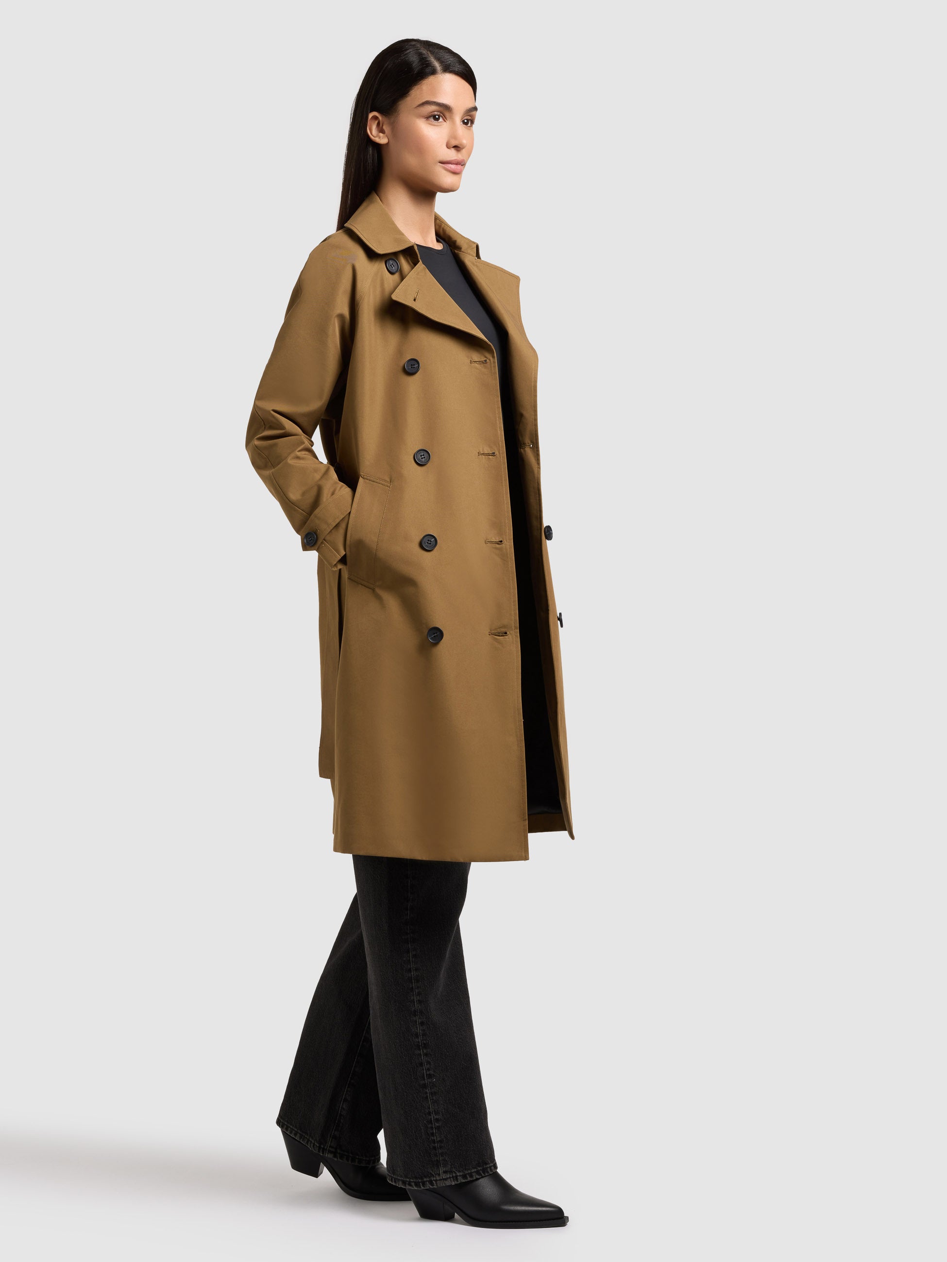khujo-mantel-rula2-canary-green-trenchcoat-baumwollmix image 6