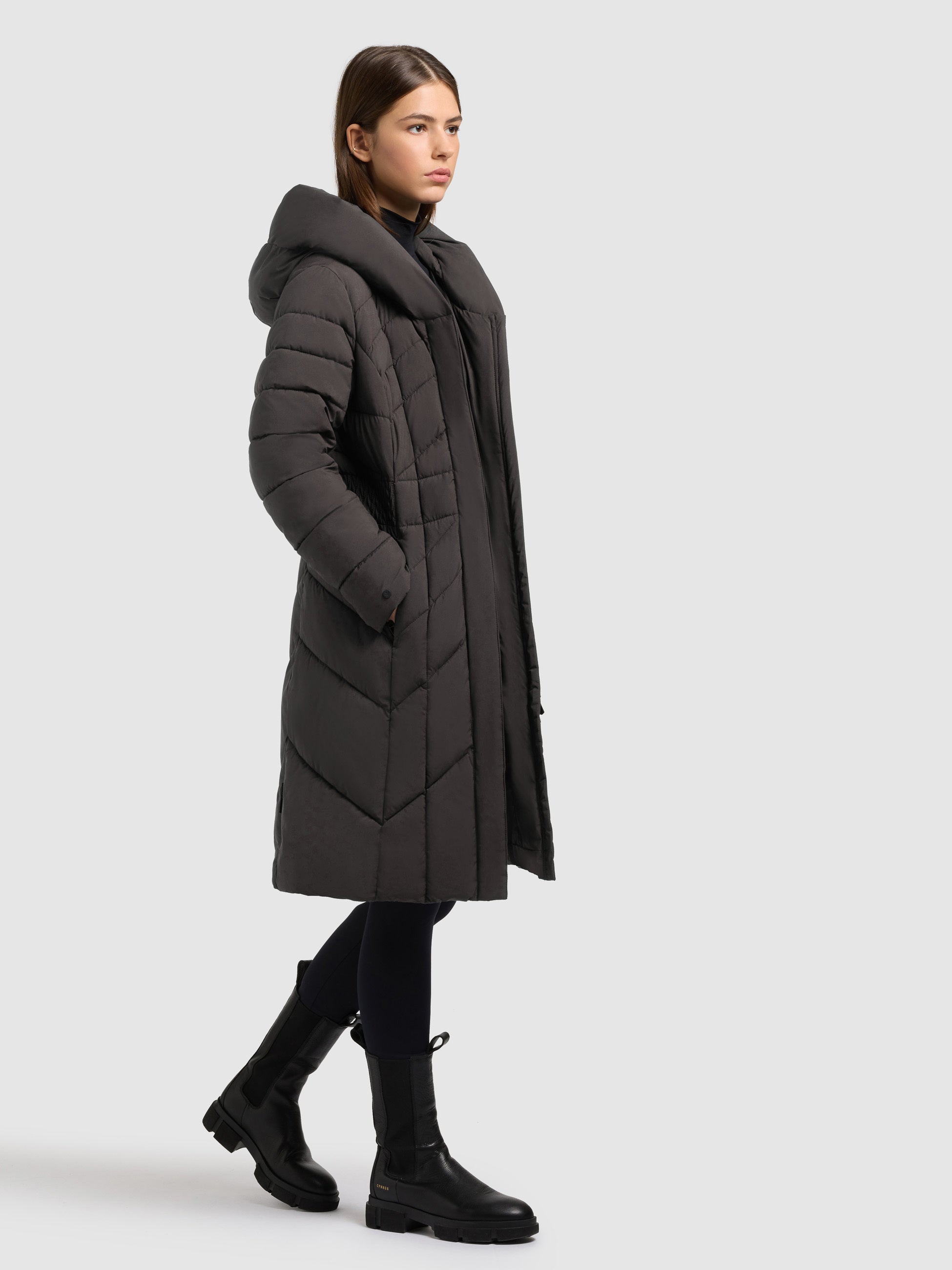 khujo-mantel-laio-2in1-graphite-grey-damen-kurzmantel-mit-herausnehmbarem-einsat image 6