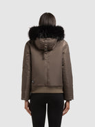 khujo-jacke-tyla-damen-bomberjacke-potter-brown image 3