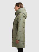 khujo-coat-heather-muted-green-kurzer-steppmantel-damen image 5