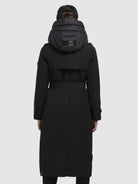 khujo-elena-trenchcoat-damen-black-mit-stepp-einsatz image 3