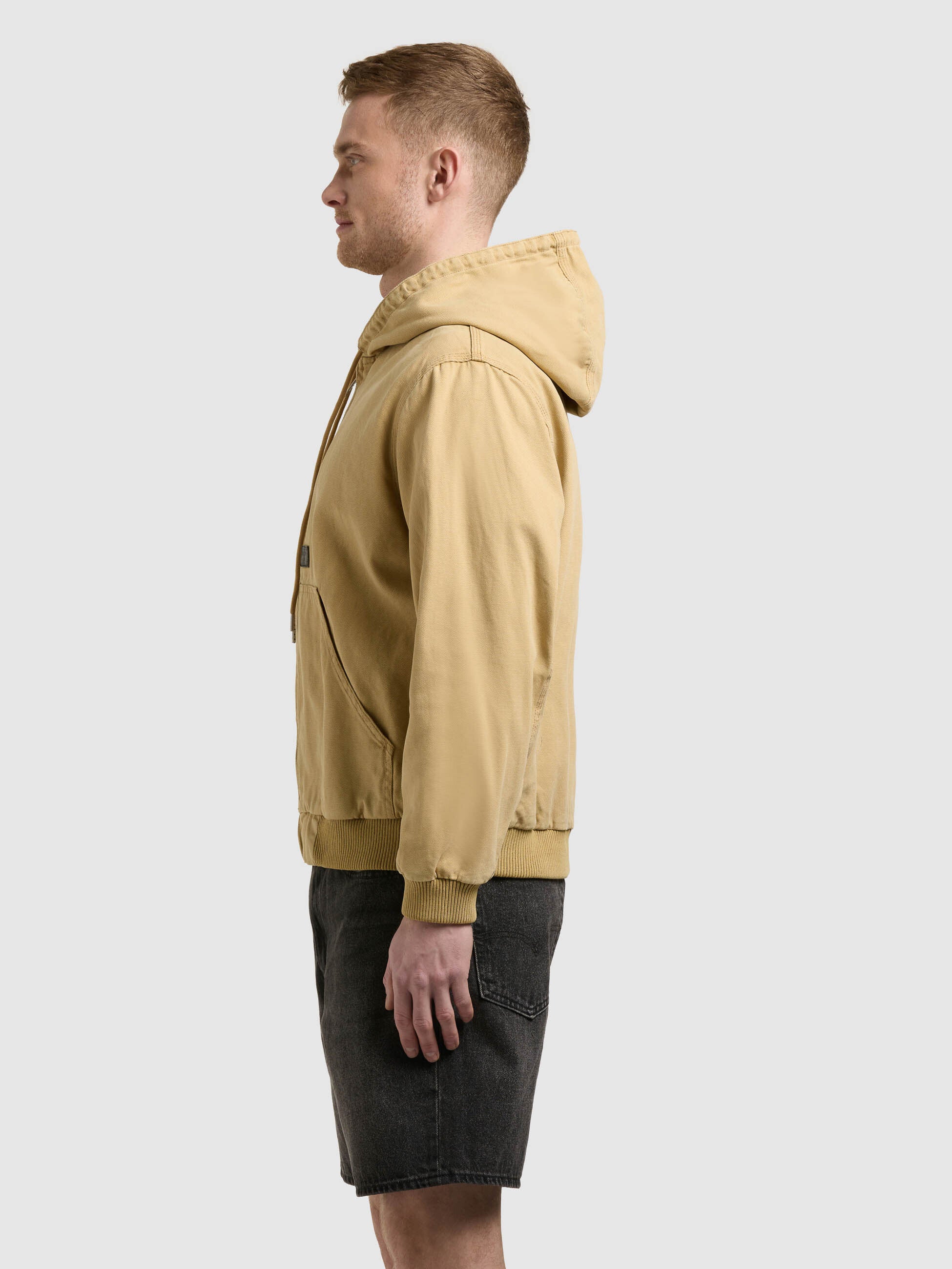khujo-jacke-rhiis-beige-workwear-blouson-canvasjacke image 5