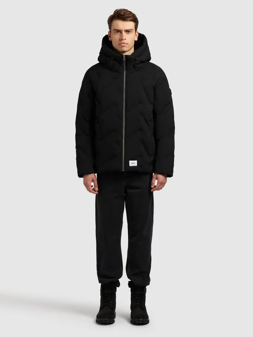 khujo-onert-damen-steppjacke-black image 1
