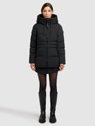 khujo-matla-damen-steppjacke-black-slim-fit image 6