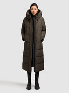 khujo-coat-soulani4-dark-green-steppmantel-wadenlang-damen image 6