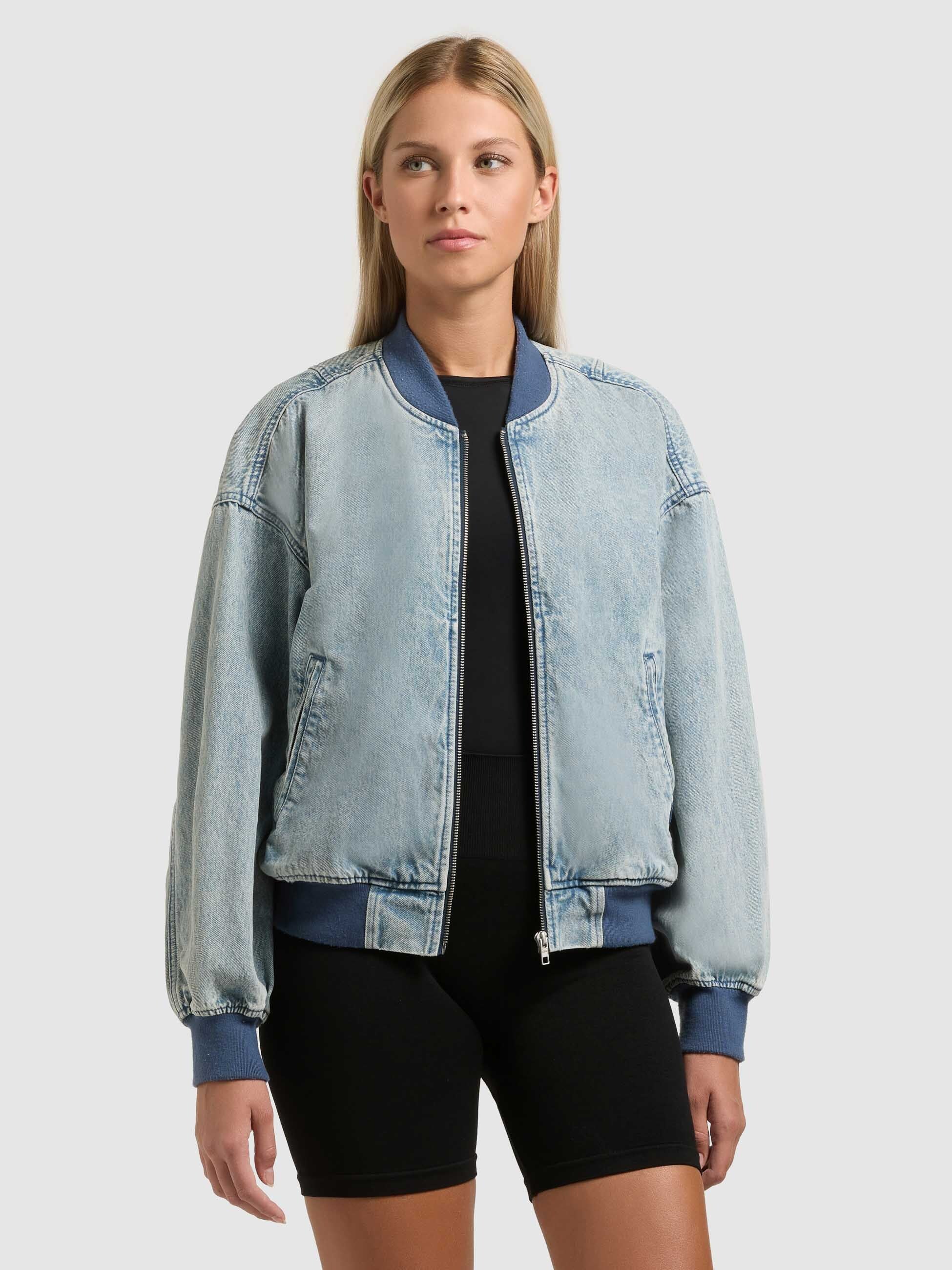 khujo-jacke-clara-light-blue-jeansjacke-blouson image 4