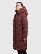 khujo-coat-jange2-matt-moscato-red-damen-wintermantel-knielang image 5