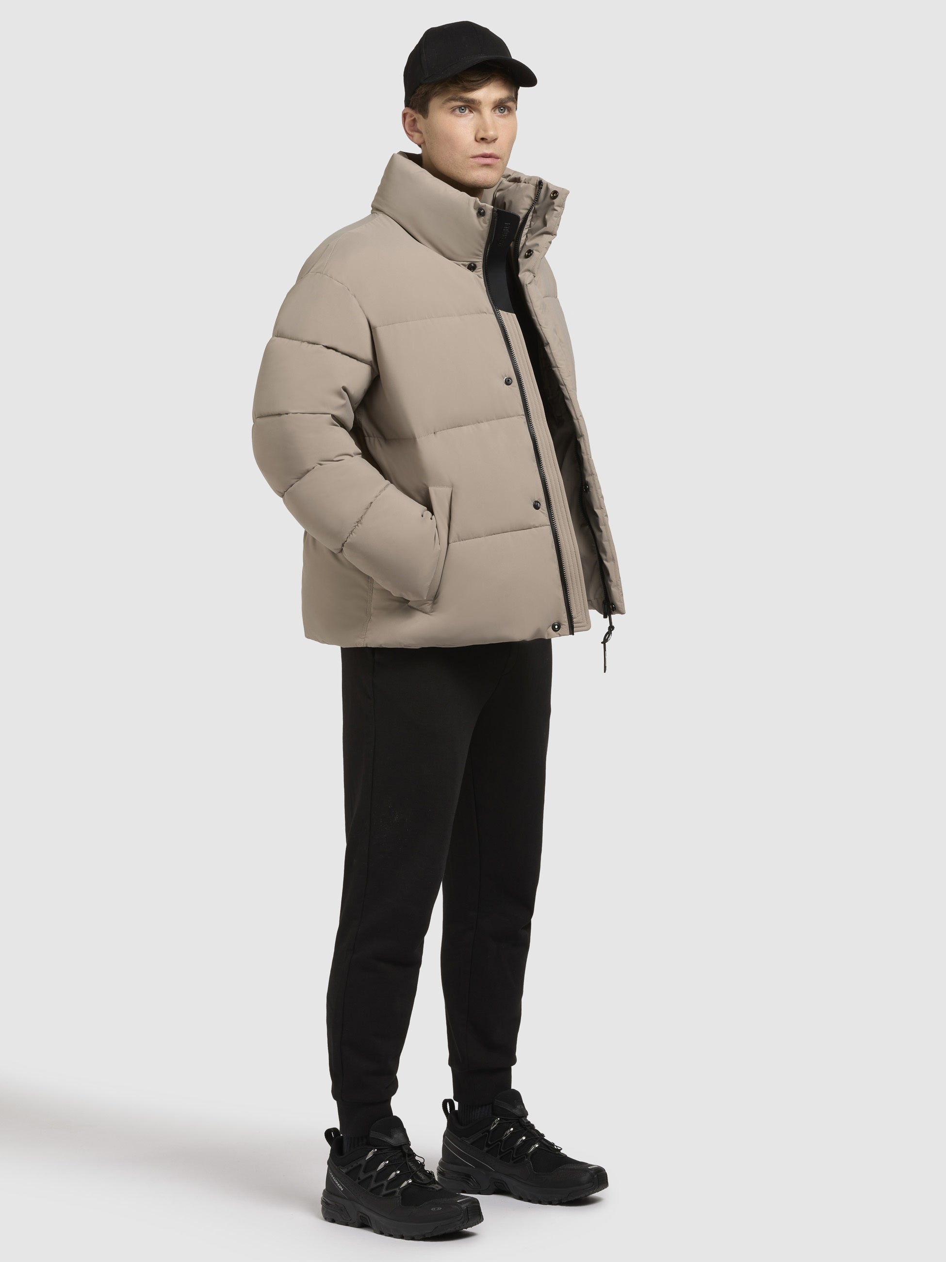 khujo-dungh-matt-steppjacke-graubeige-h-ftlang-loose-fit image 6