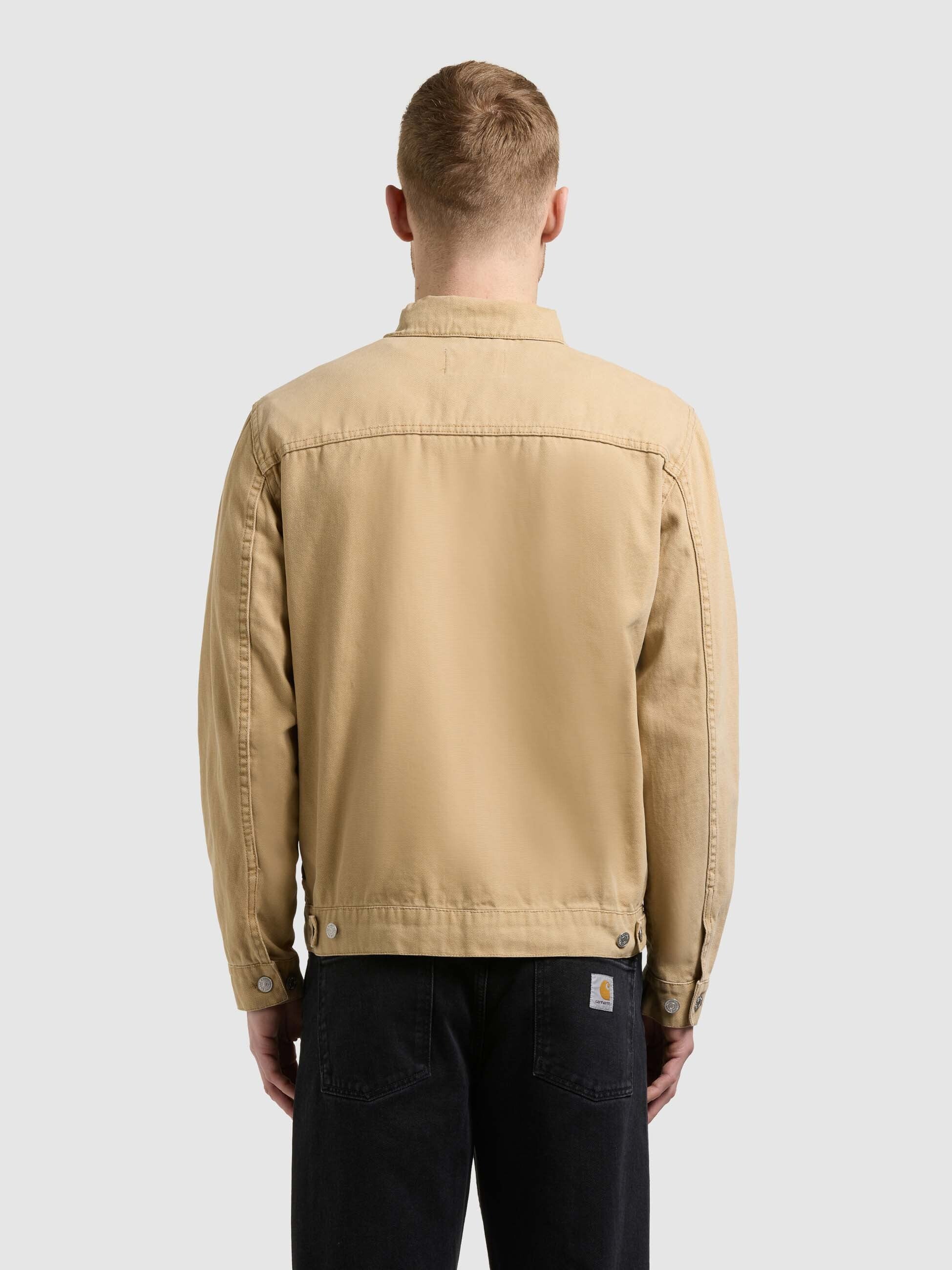 khujo-jacke-ronny-camel-workwear-jacke-aus-baumwoll-canvas-regular-fit image 3
