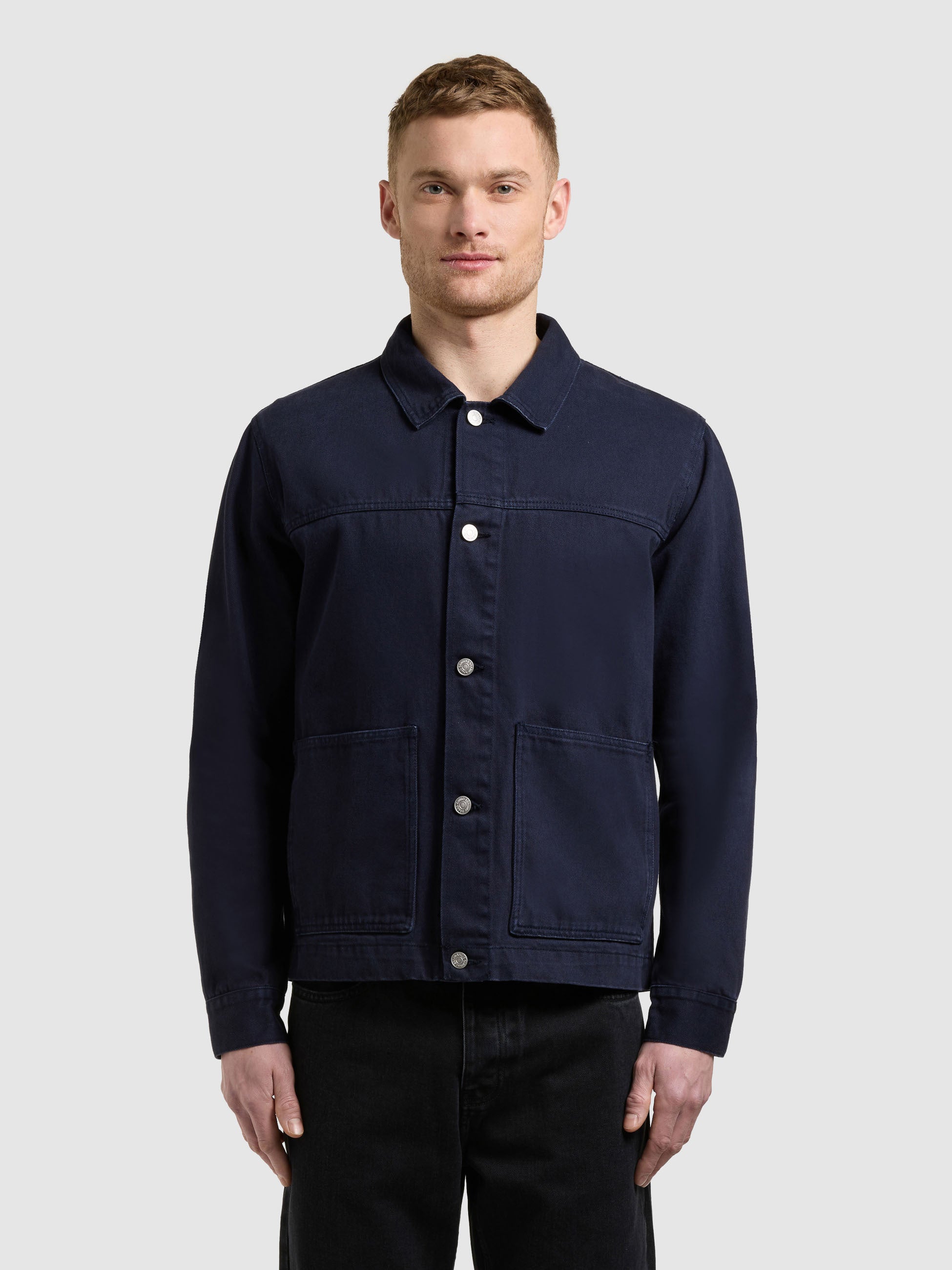 khujo-jacke-barto-navy-jeansjacke-aus-baumwoll-denim-f-r-damen image 4