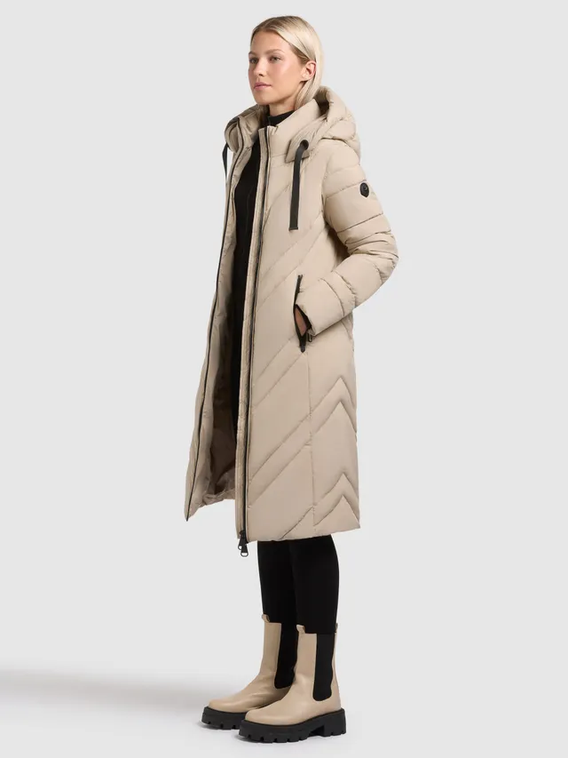 khujo-bibb-damen-mantel-steppmantel-macaroon-beige image 1