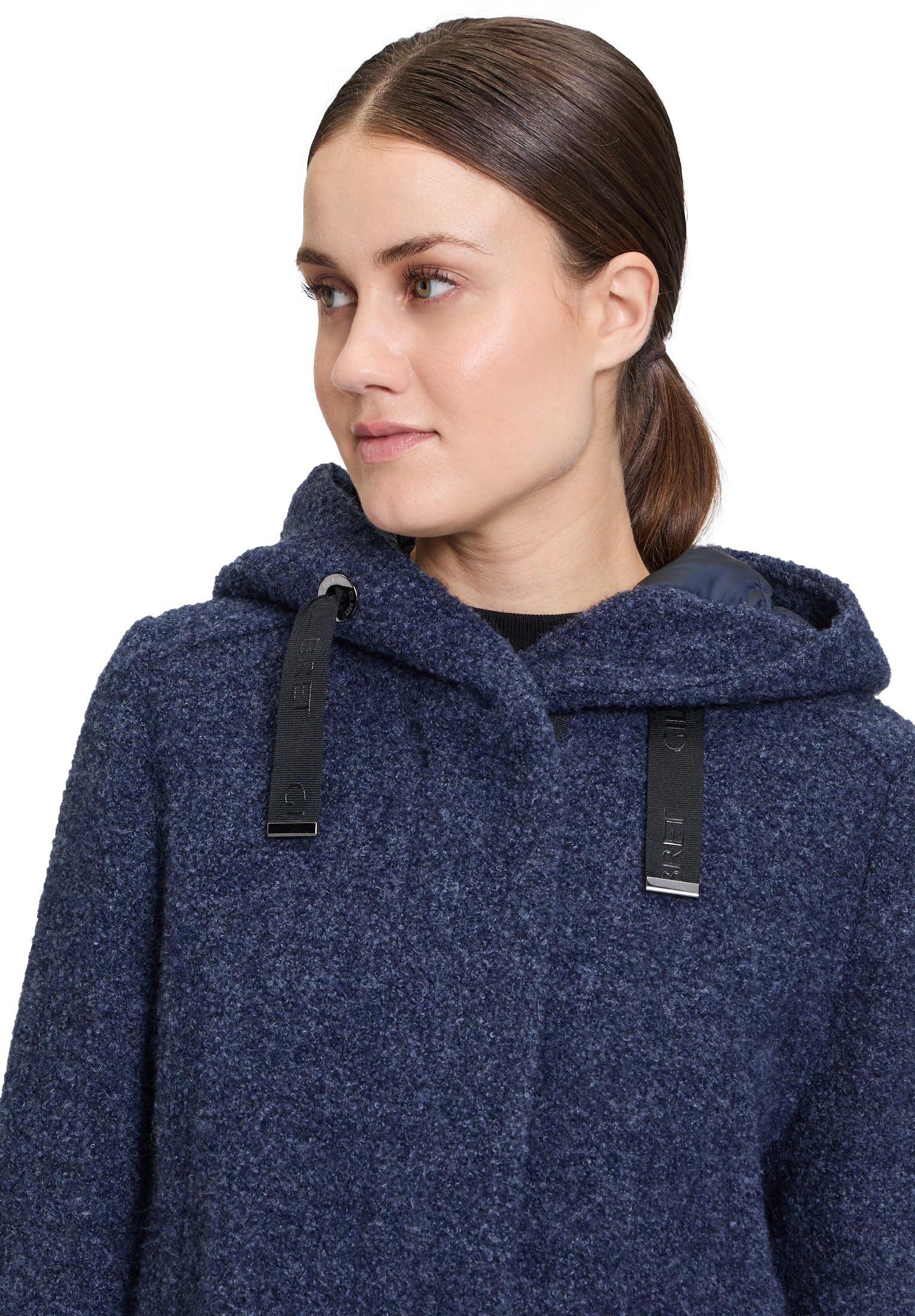 gil-bret-damen-wolljacke-mit-kapuze-boucl-giulia-steppfutter image 3