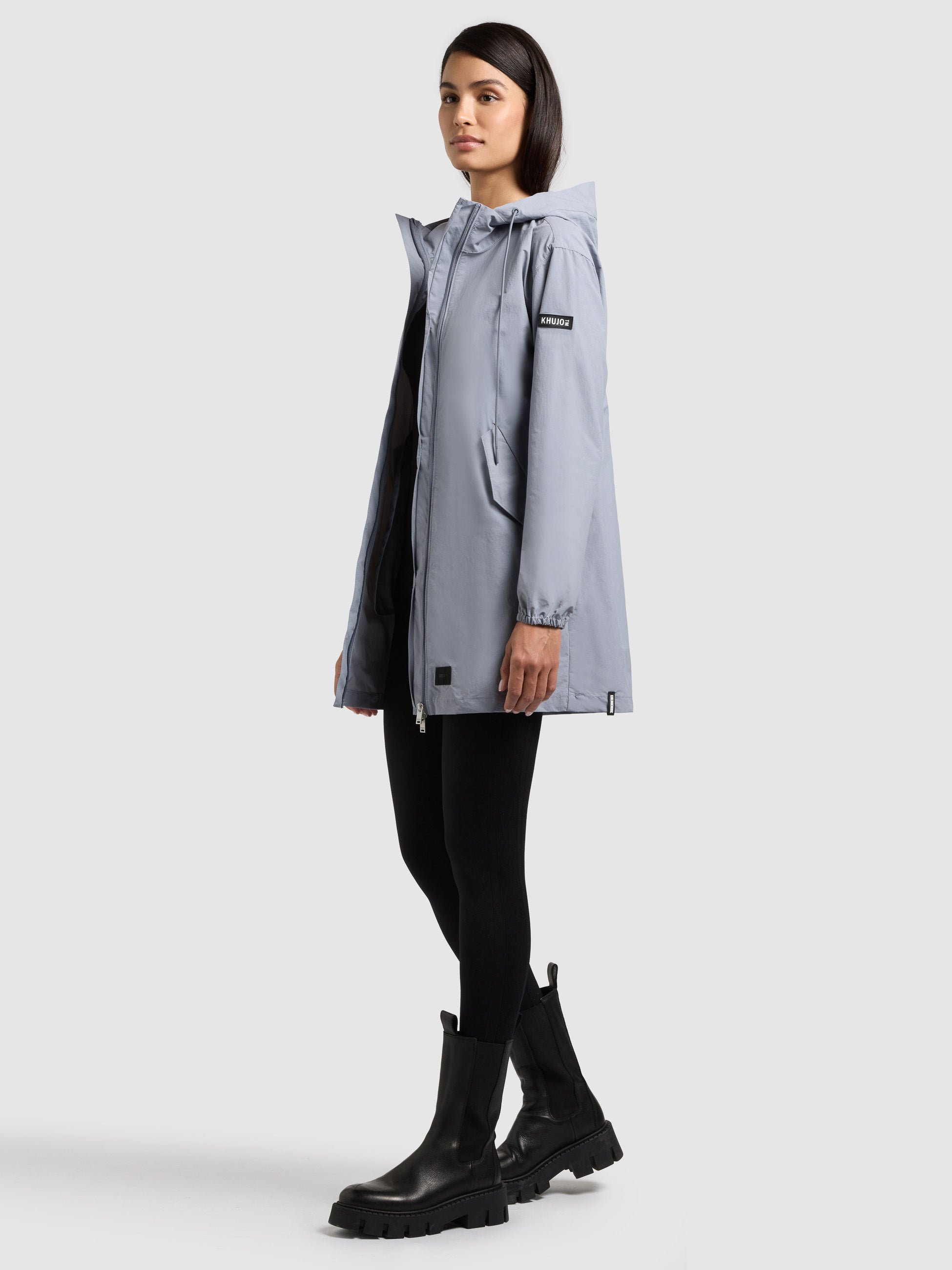 khujo-jacke-ameti-with-bag-misty-blue-damen-kurzmantel-mit-umh-ngetasche image 7