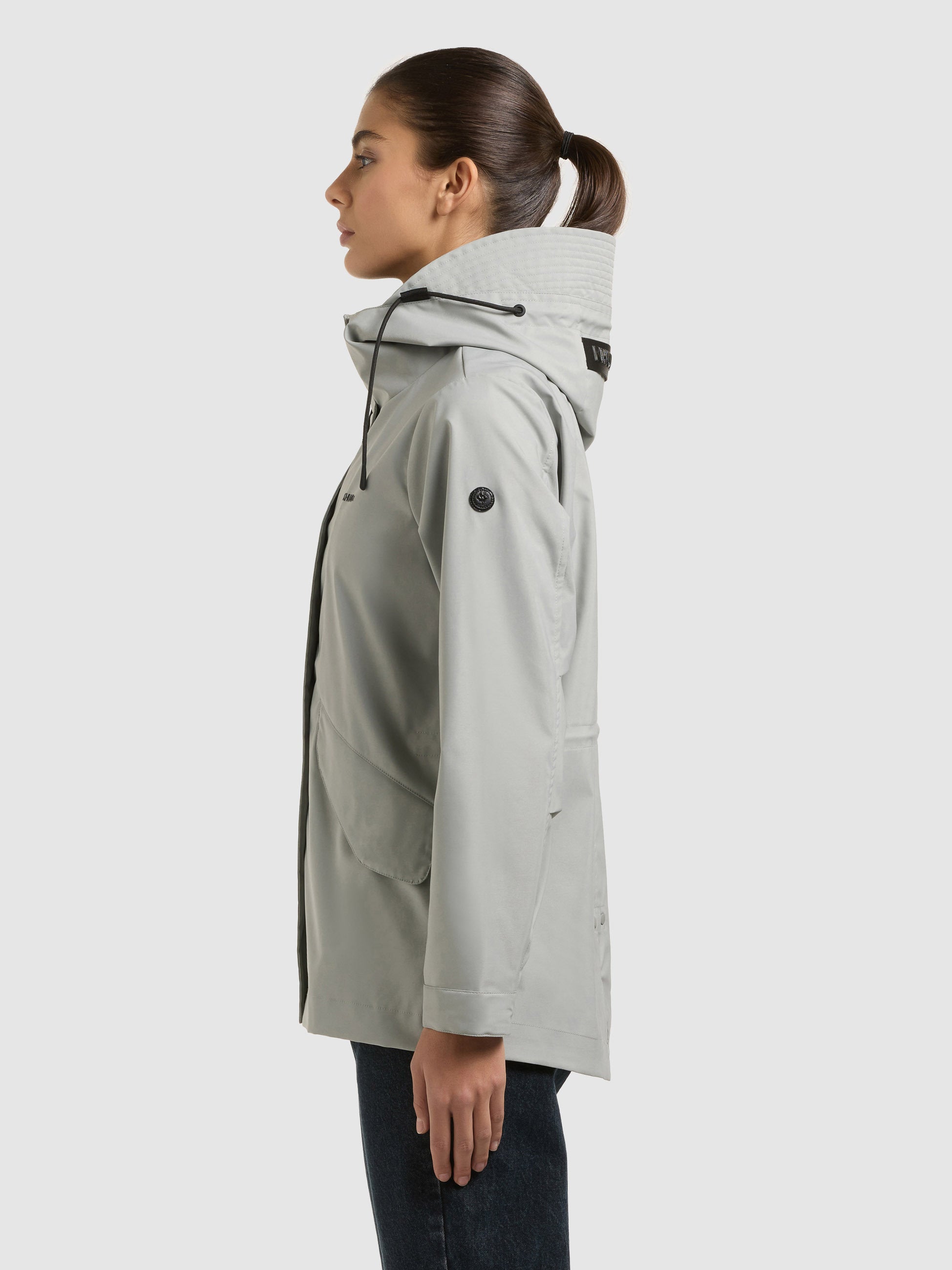 khujo-jacke-sang2-damen-regenjacke-cloud-green image 5