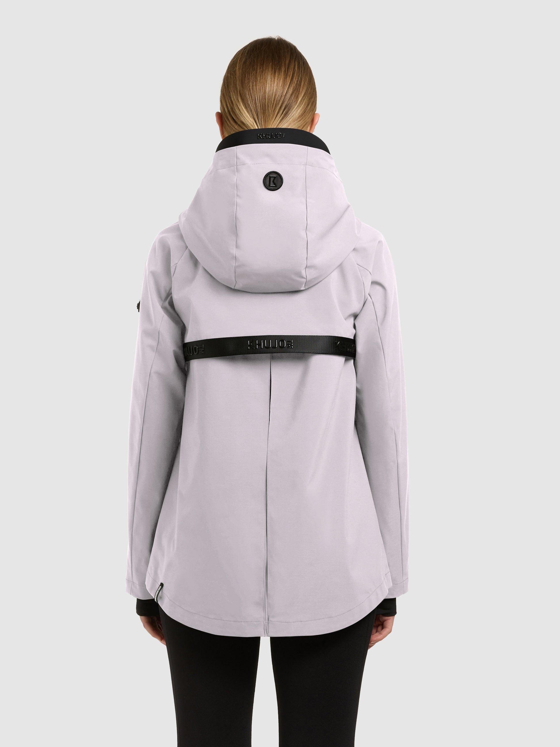 khujo-jacke-wrem-raindrops-lilac-damen-regenjacke-wasserabweisend image 3