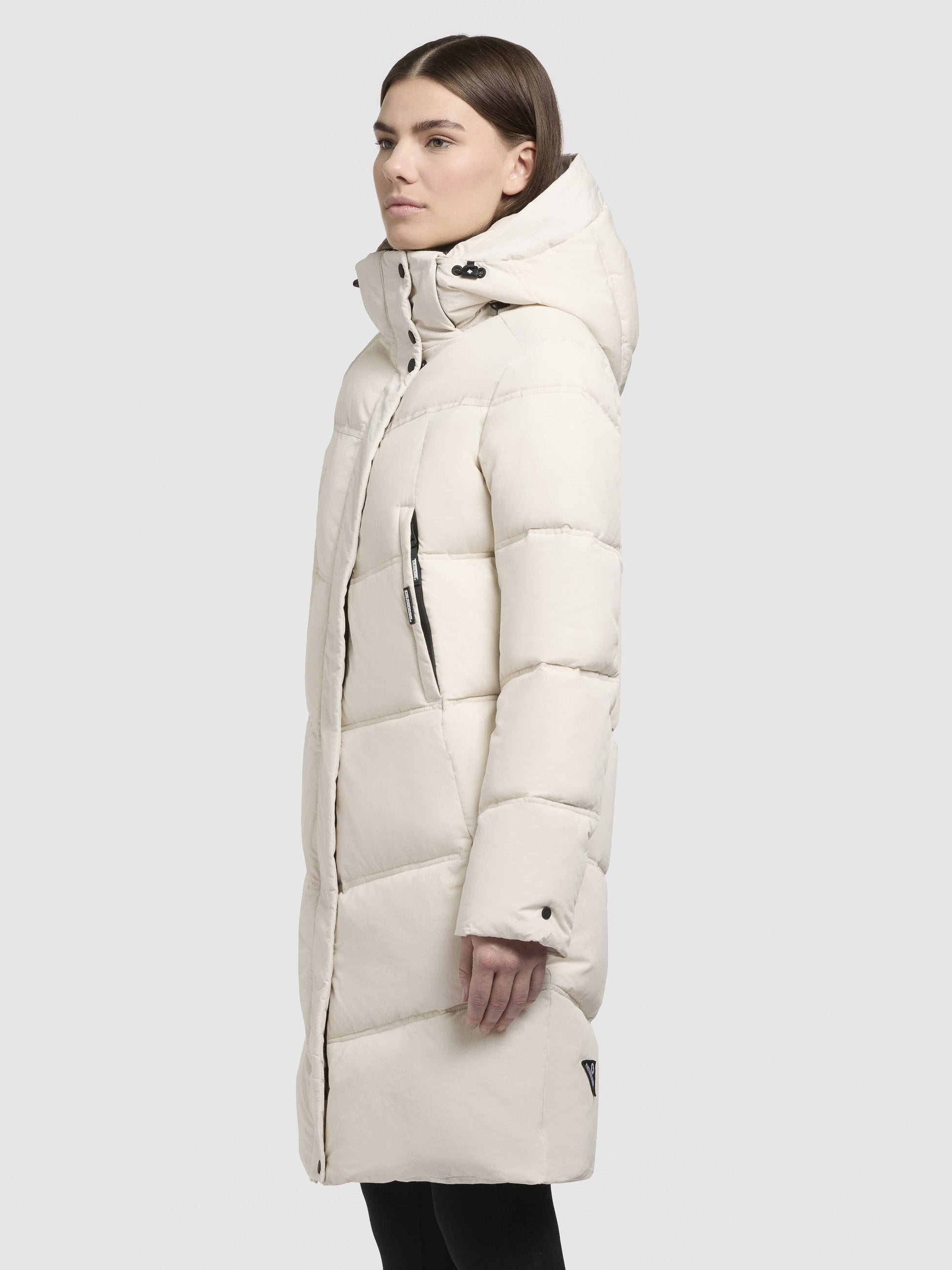 khujo-mantel-graya-cremewei-wattierter-stepp-kurzmantel-regular-fit image 5